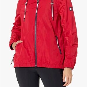 Tommy Hilfiger Womens Lightweight Everyday Weather Resistant Windbreaker Xl